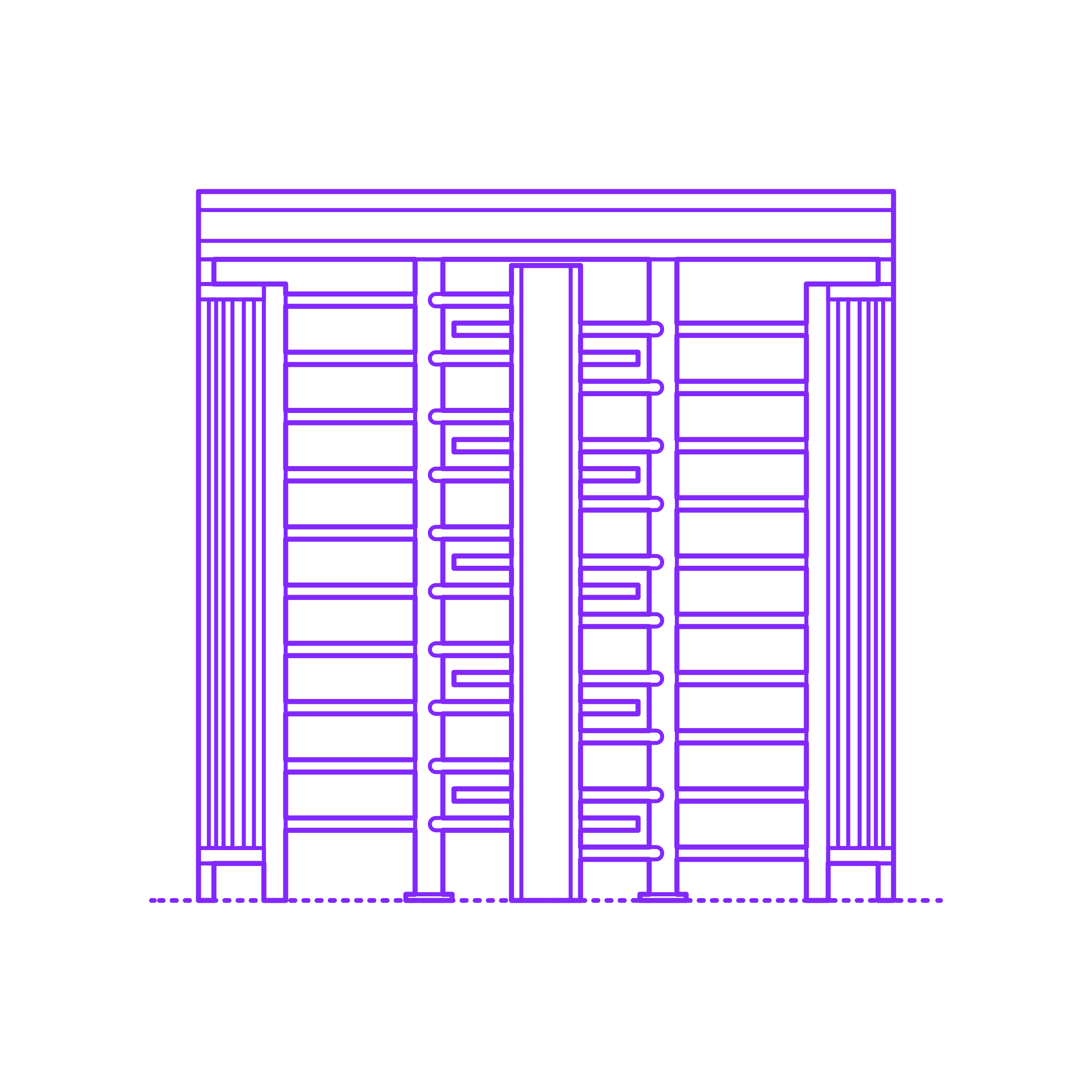 Buildings Turnstiles Full Height Two Way Line Tracing Svg Vector Free Vectors